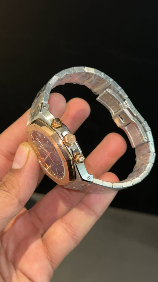 AP | Chrono | Rose Two Tone | Blue Dial