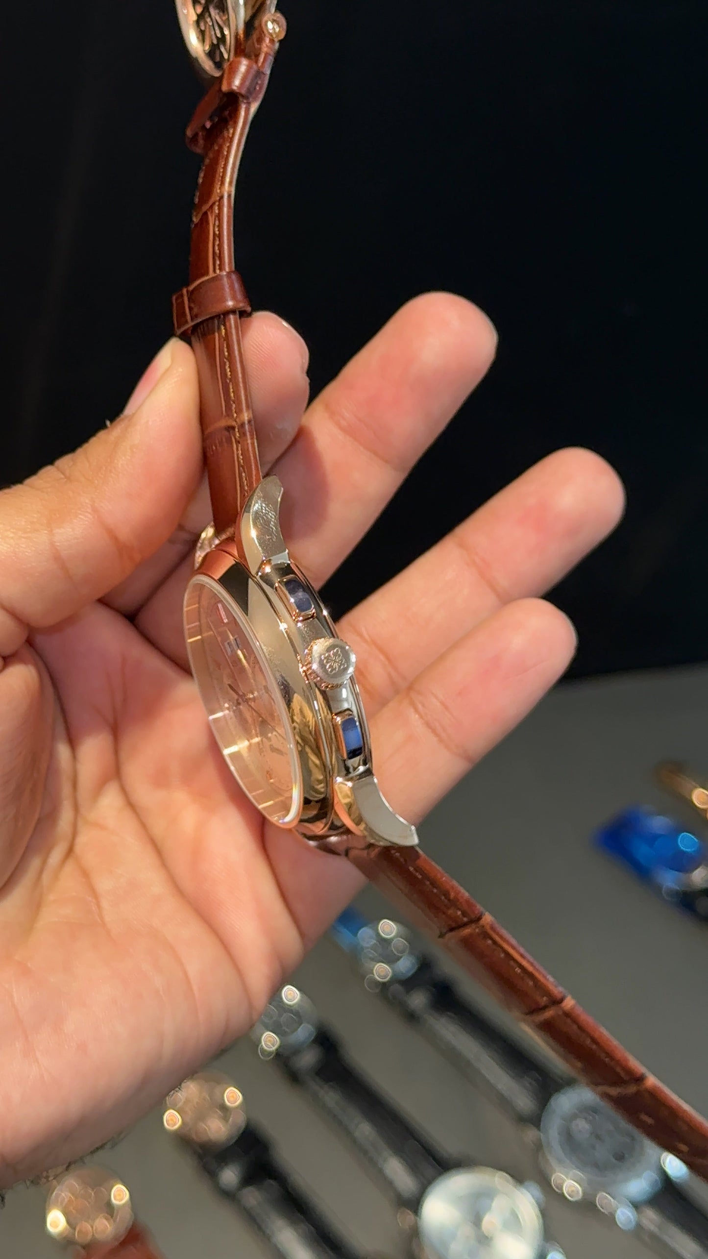 Patek Century | Auto | DayDate |  White Dial | Brown leather strap