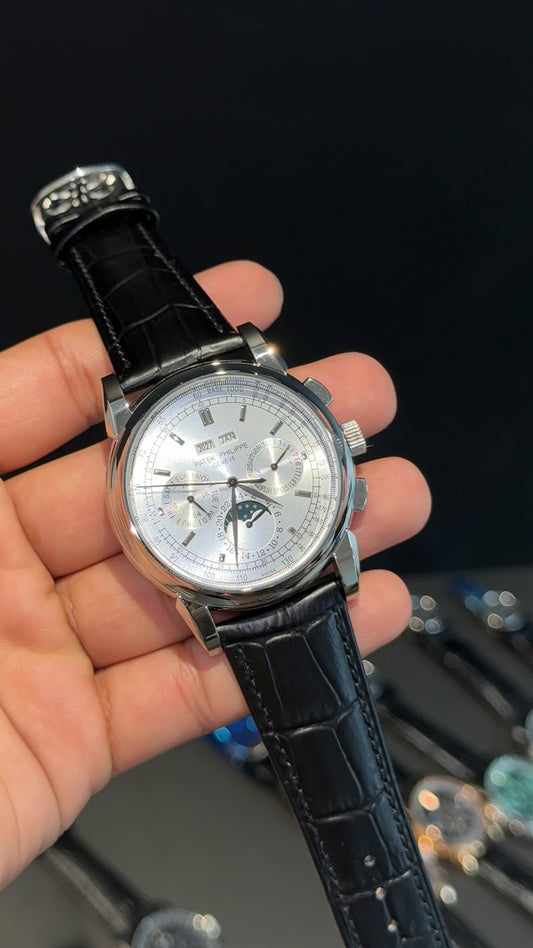 Patek Century | Auto | DayDate | White Dial | Black leather strap