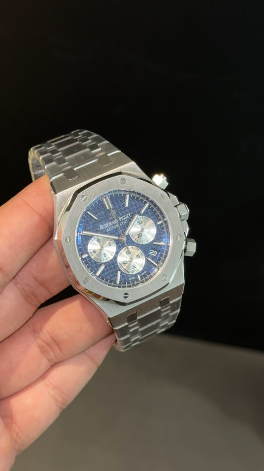 AP | Chrono | Silver Chain | Blue Dial