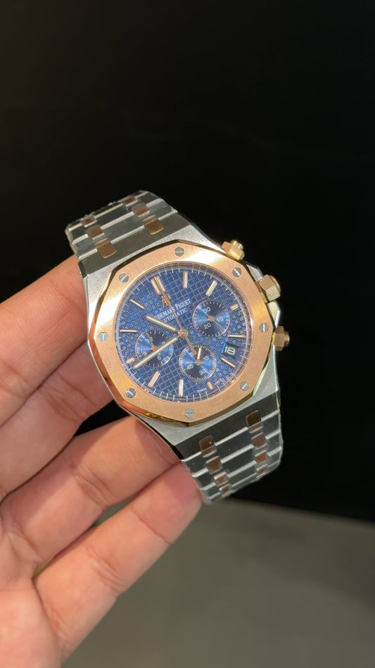 AP | Chrono | Rose Two Tone | Blue Dial